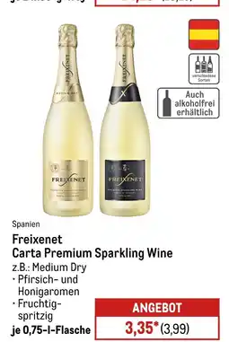 METRO Freixenet carta premium sparkling wine Angebot