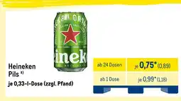 METRO Heineken pils Angebot
