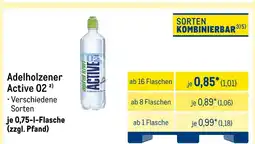METRO Adelholzener active o2 Angebot