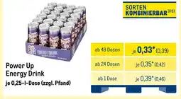 METRO Power up energy drink Angebot