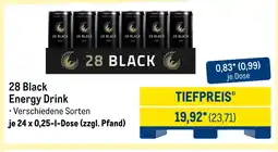 METRO 28 black energy drink Angebot