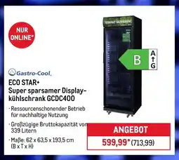 METRO Eco star+ super sparsamer display-kühlschrank gcdc400 Angebot