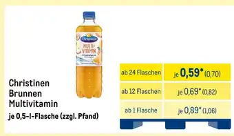 METRO Christinen brunnen multivitamin Angebot