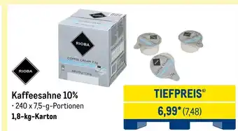METRO Rioba kaffeesahne 10% Angebot