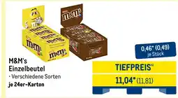 METRO M&m‘s einzelbeutel Angebot