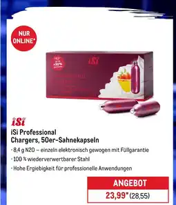 METRO Isi professional chargers, 50er-sahnekapseln Angebot
