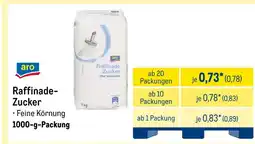 METRO Aro raffinade-zucker Angebot