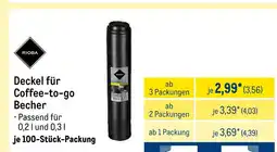 METRO Rioba deckel für coffee-to-go becher Angebot