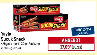 METRO Yayla sucuk snack Angebot