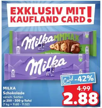 Kaufland Milka schokolade Angebot