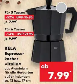 Kaufland Kela espressokocher italia Angebot