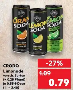 Kaufland Crodo limonade Angebot