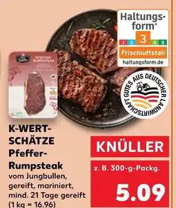 Kaufland K-wertschätze pfeffer-rumpsteak Angebot