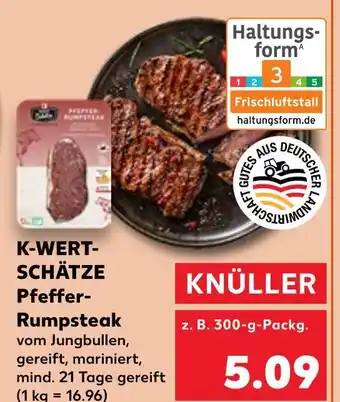 Kaufland K-wertschätze pfeffer-rumpsteak Angebot