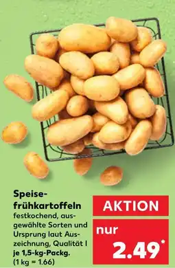 Kaufland Speisefrühkartoffeln Angebot