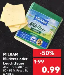 Kaufland Milram müritzer oder leuchtfeuer Angebot