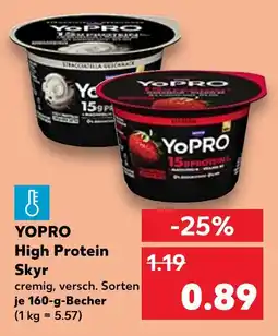 Kaufland Yopro high protein skyr Angebot