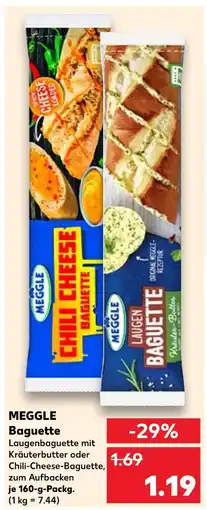 Kaufland Meggle baguette Angebot