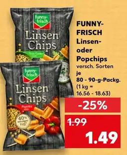 Kaufland Funny-frisch linsen- oder popchips Angebot