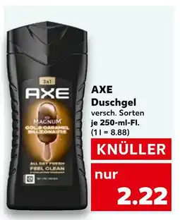 Kaufland Axe duschgel Angebot