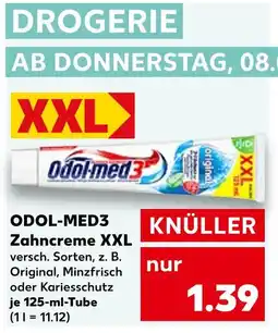 Kaufland Odol-med3 zahncreme xxl Angebot