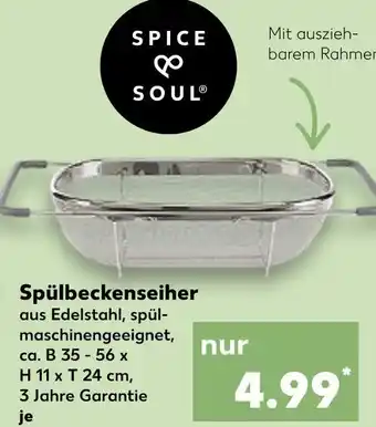Kaufland Spice soul spülbeckenseiher Angebot