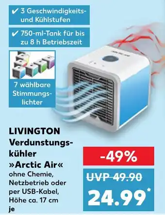 Kaufland Livington verdunstungskühler arctic air Angebot
