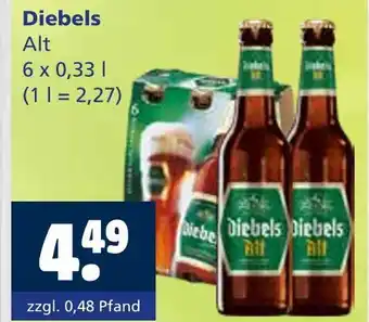 Getränkewelt Diebels alt Angebot