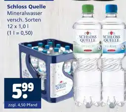 Getränkewelt Schloss quelle mineralwasser Angebot