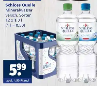 Getränkewelt Schloss quelle mineralwasser Angebot