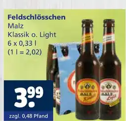 Getränkewelt Feldschlösschen malz Angebot
