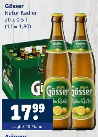 Getränkewelt Gösser natur radler Angebot