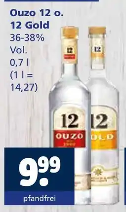 Getränkewelt Ouzo 12 o. 12 gold Angebot