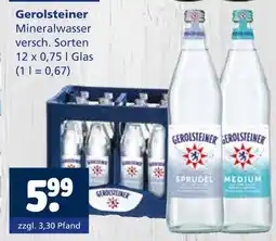 Getränkewelt Gerolsteiner mineralwasser Angebot
