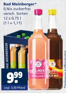 Getränkewelt Bad meinberger Angebot