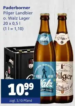 Getränkewelt Paderborner pilger landbier o. walz lager Angebot