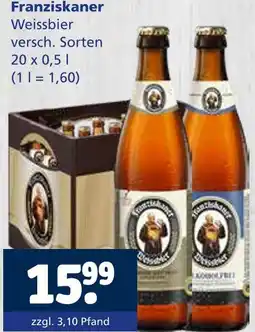Getränkewelt Franziskaner weissbier Angebot