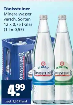 Getränkewelt Tönissteiner mineralwasser Angebot