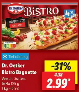 Lidl Dr. Oetker Bistro Baguette Angebot