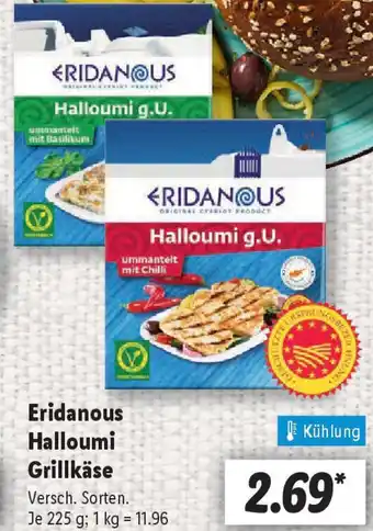 Lidl Eridanous Halloumi Grillkäse Angebot