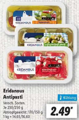 Lidl Eridanous Antipasti Angebot