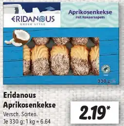 Lidl Eridanous Aprikosenkekse Angebot