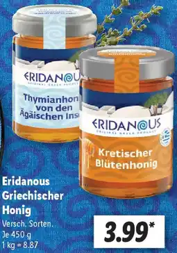 Lidl Eridanous Griechischer Honig Angebot