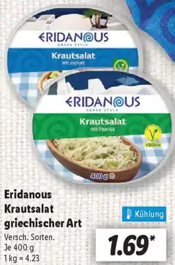 Lidl Eridanous Krautsalat griechischer Art Angebot