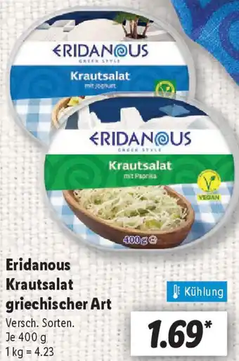 Lidl Eridanous Krautsalat griechischer Art Angebot