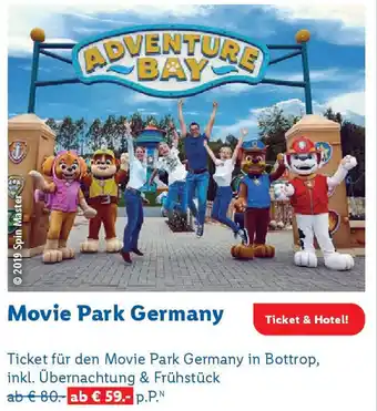 Lidl Movie Park Germany Angebot