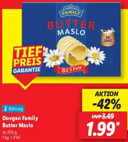 Lidl Dovgan Family Butter Maslo Angebot