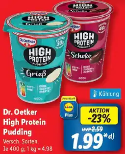 Lidl Dr. Oetker High Protein Pudding Angebot