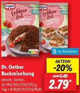 Lidl Dr. Oetker Backmischung Angebot