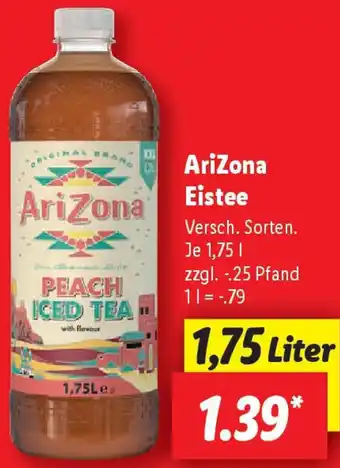 Lidl AriZona Eistee Angebot